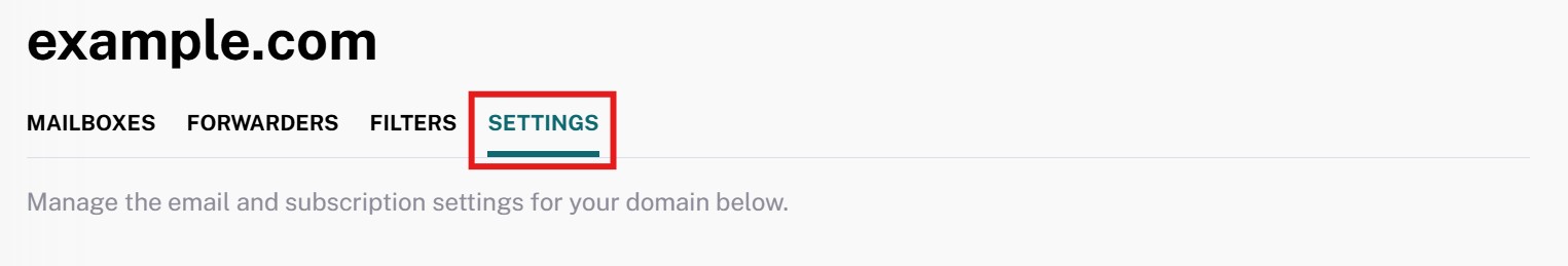 Settings Location