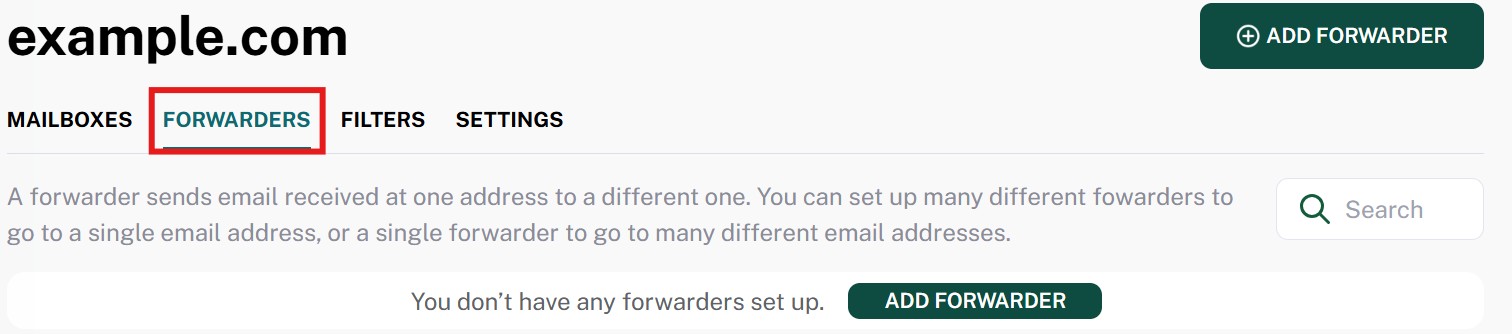 Forwarders